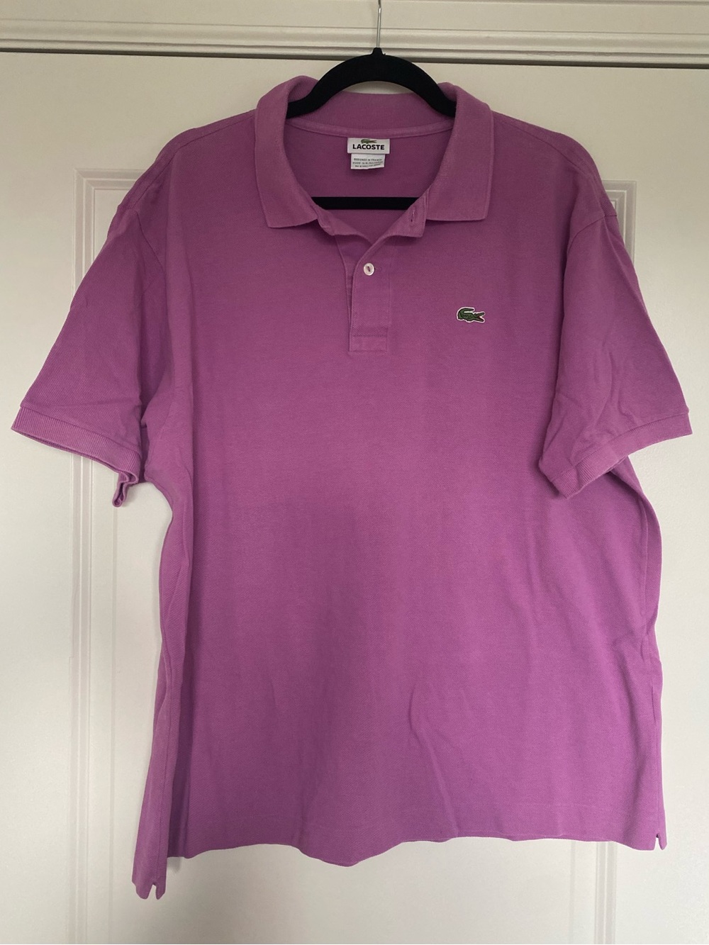 Lacoste Men’s Polo Shirt | Purple | Size 7